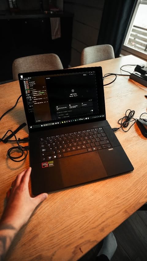 Instagram post by @andresvidoza for OpenAI. Caption reads: [...] doing work looks like. Codex by @openai is....