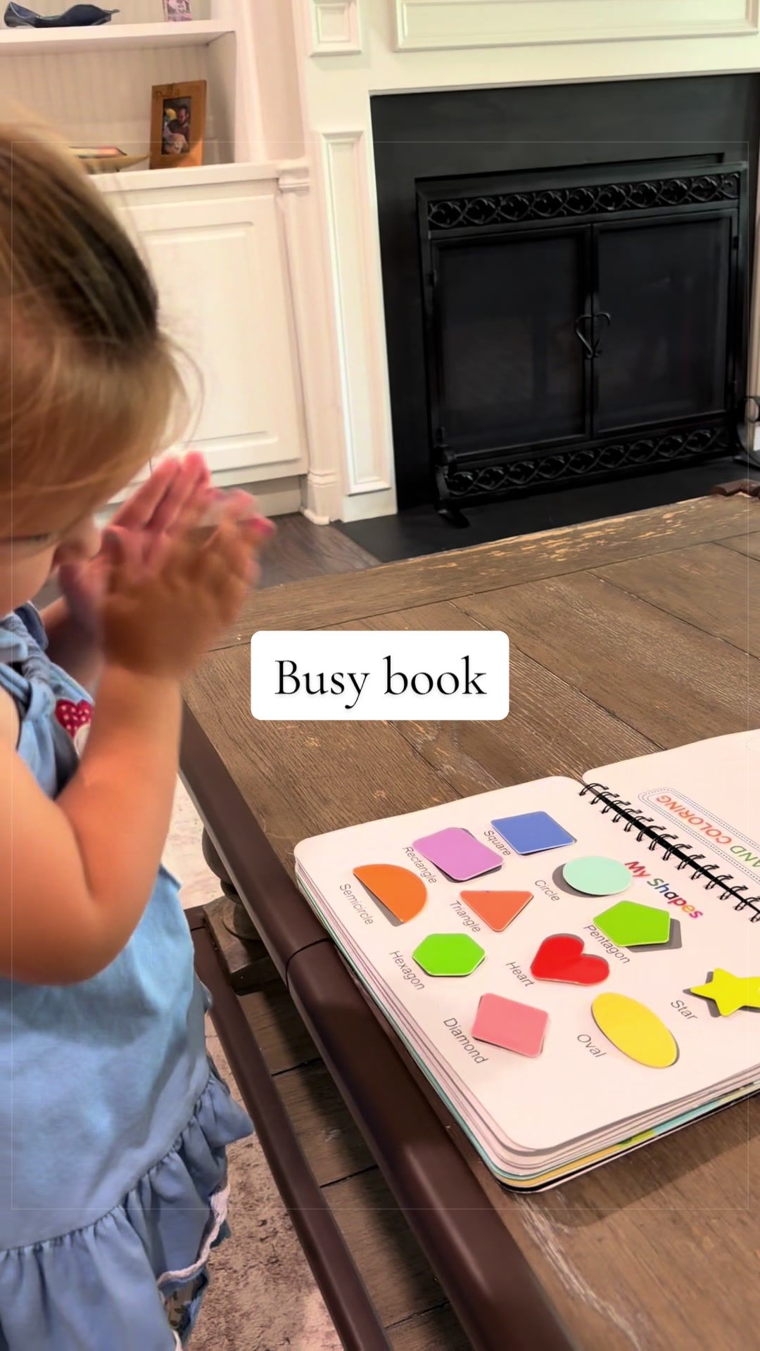 TikTok post by @olivia.m.dobson for Mallify. Caption reads: This @Cool Mallify Shop Montessori busy book is....