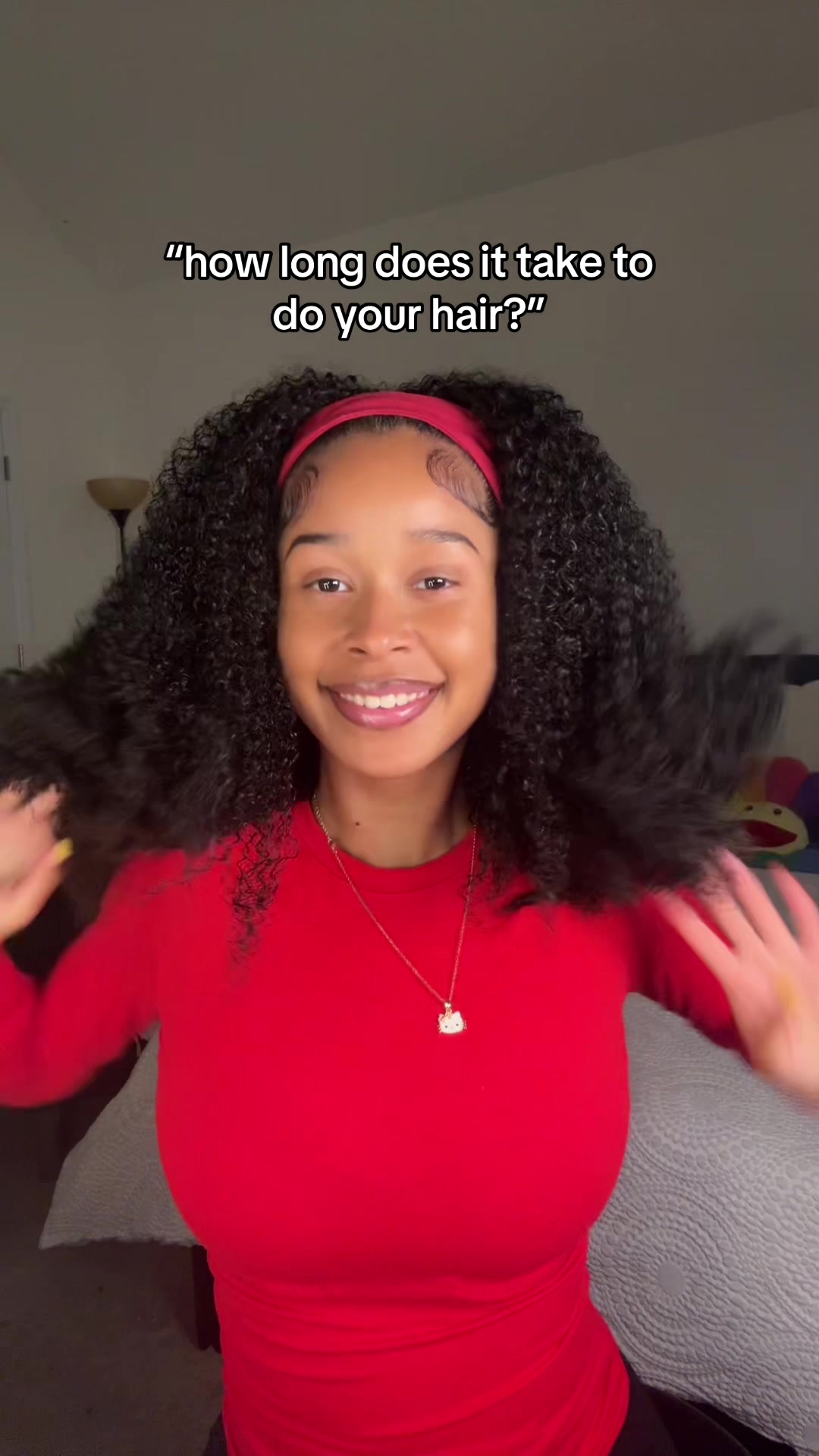 TikTok post by @bg.lay for OQHAIR. Caption reads: 10 seconds @OQHAIR @oqhairshop #oqhair....