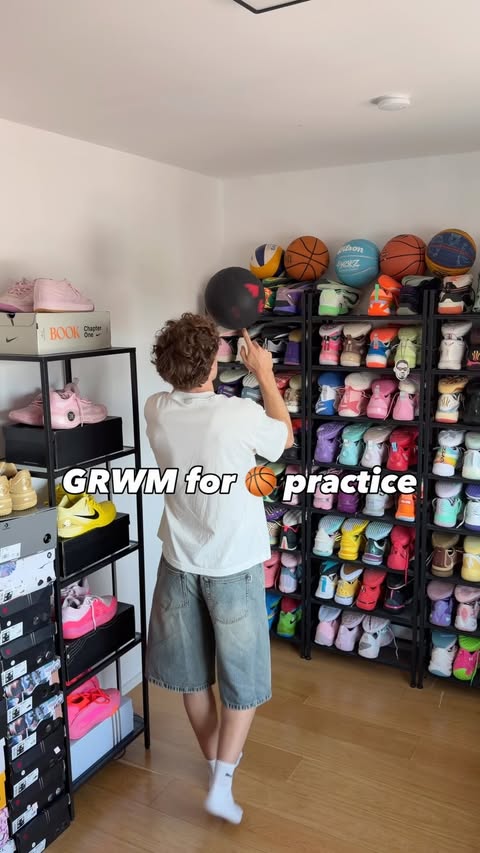 Instagram post by @lukassimoner for VKTRY Gear. Caption reads: What’s in my bag when I go to practice? •Shoes:....