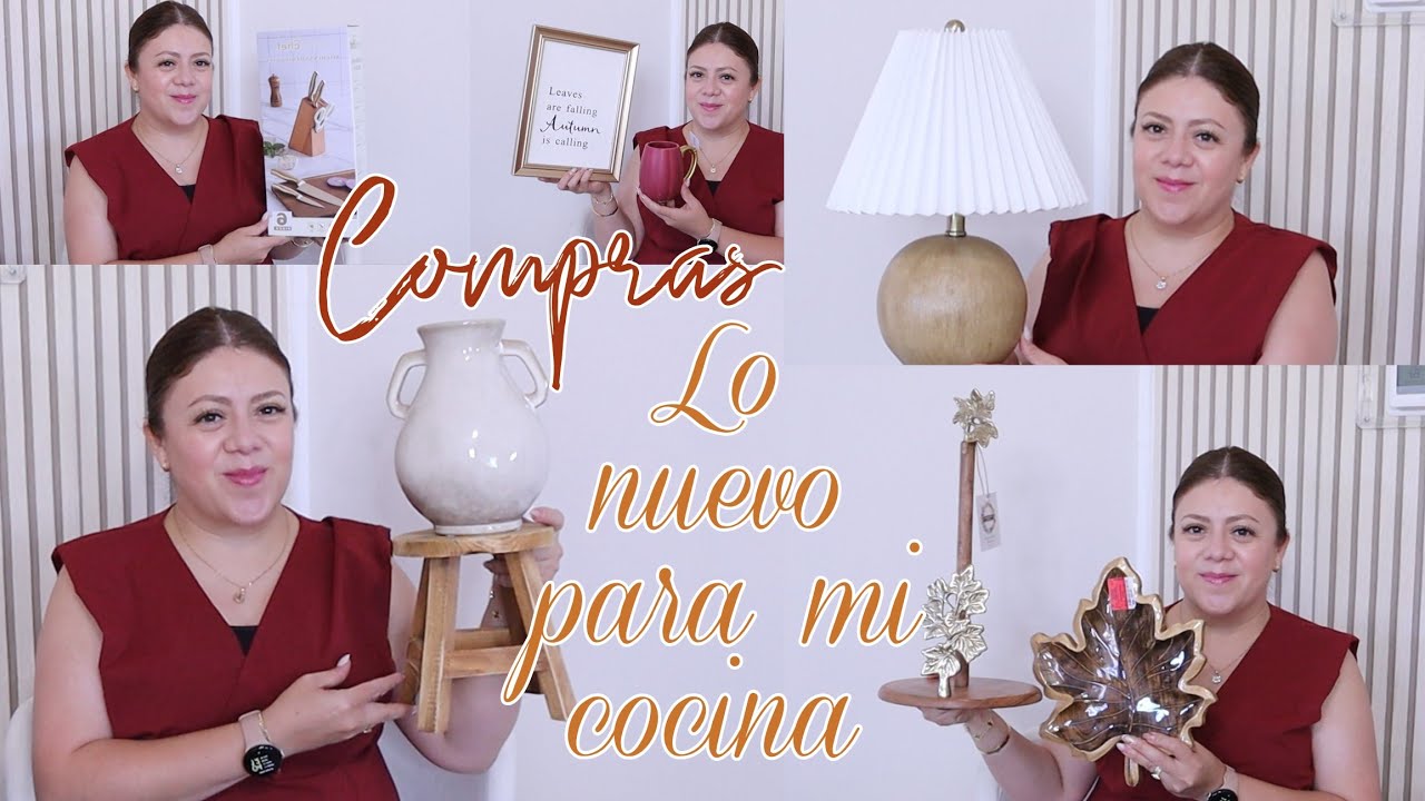 YouTube post by @LaCruzTV for Poshmark. Caption reads: Nuevas compras para decorar mi cocina/Decoraciones....