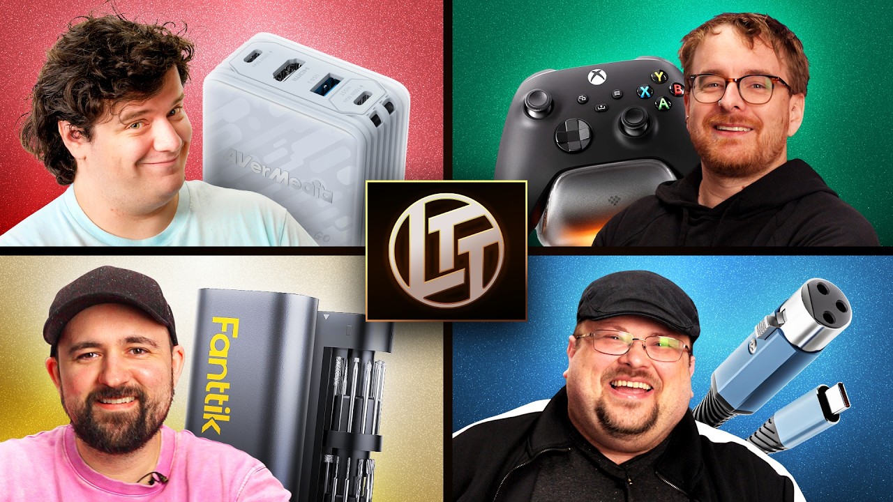 YouTube post by @LinusTechTips for Dbrand. Caption reads: 10 INCREDIBLE Tech Items Linus Didn’t Know About.