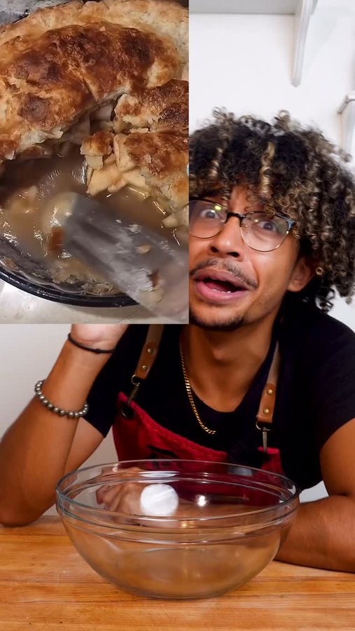 Instagram post by @everythingjustbaked for KerrygoldUSA. Caption reads: How to Make Buttery Flaky Pie Crust🫡

Making pies....