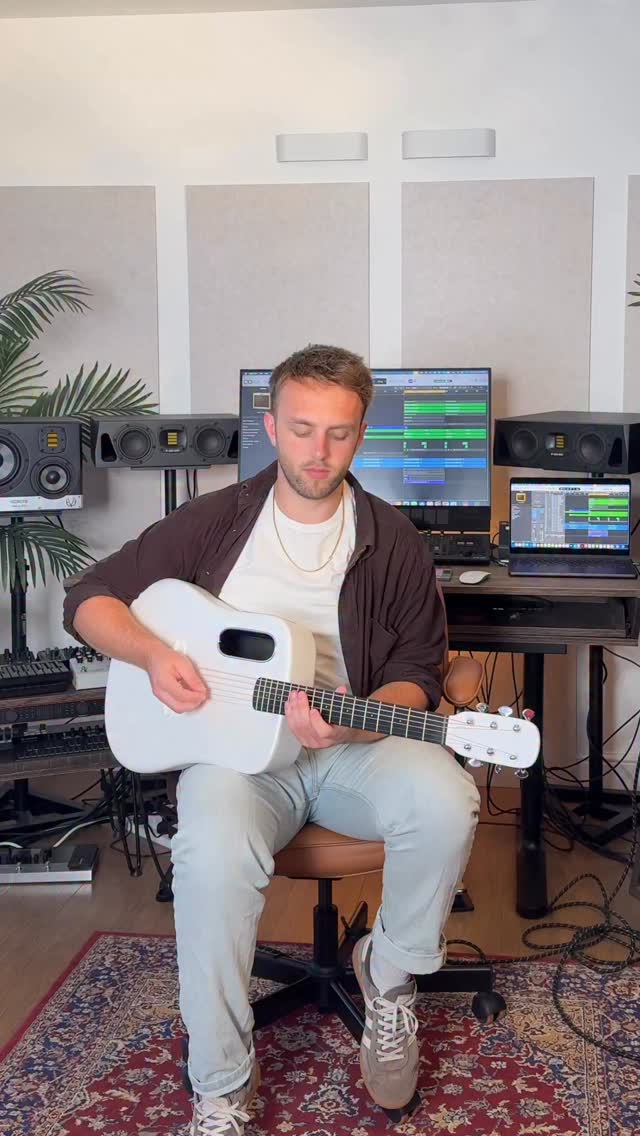 Instagram post by @willeason for LAVA MUSIC. Caption reads: Speedy shred on the new @lavamusicofficial !! ✨....