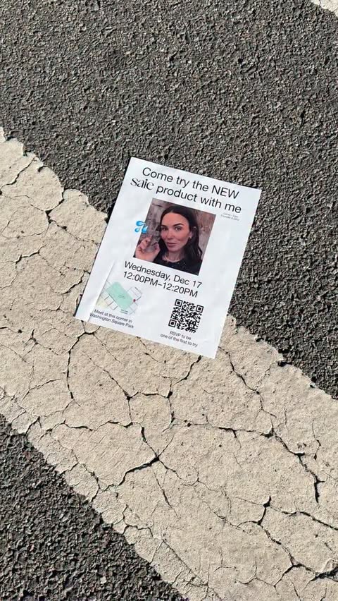 Instagram post by @laney for Saie hello. Caption reads: Interested in trying our upcoming launch before....