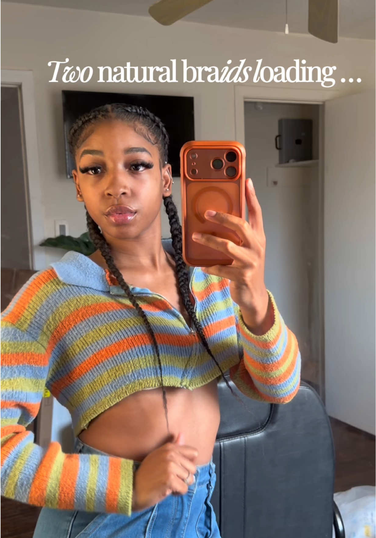 TikTok post by @__myarenee._ for Daixidreadology. Caption reads: Human braiding hair !?!? Who was going to tell me....