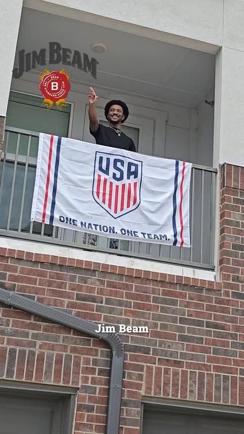 Instagram post by @dabronco0 for Jim Beam. Caption reads: #ad21+ #JimBeamPartner Home field advantage is....