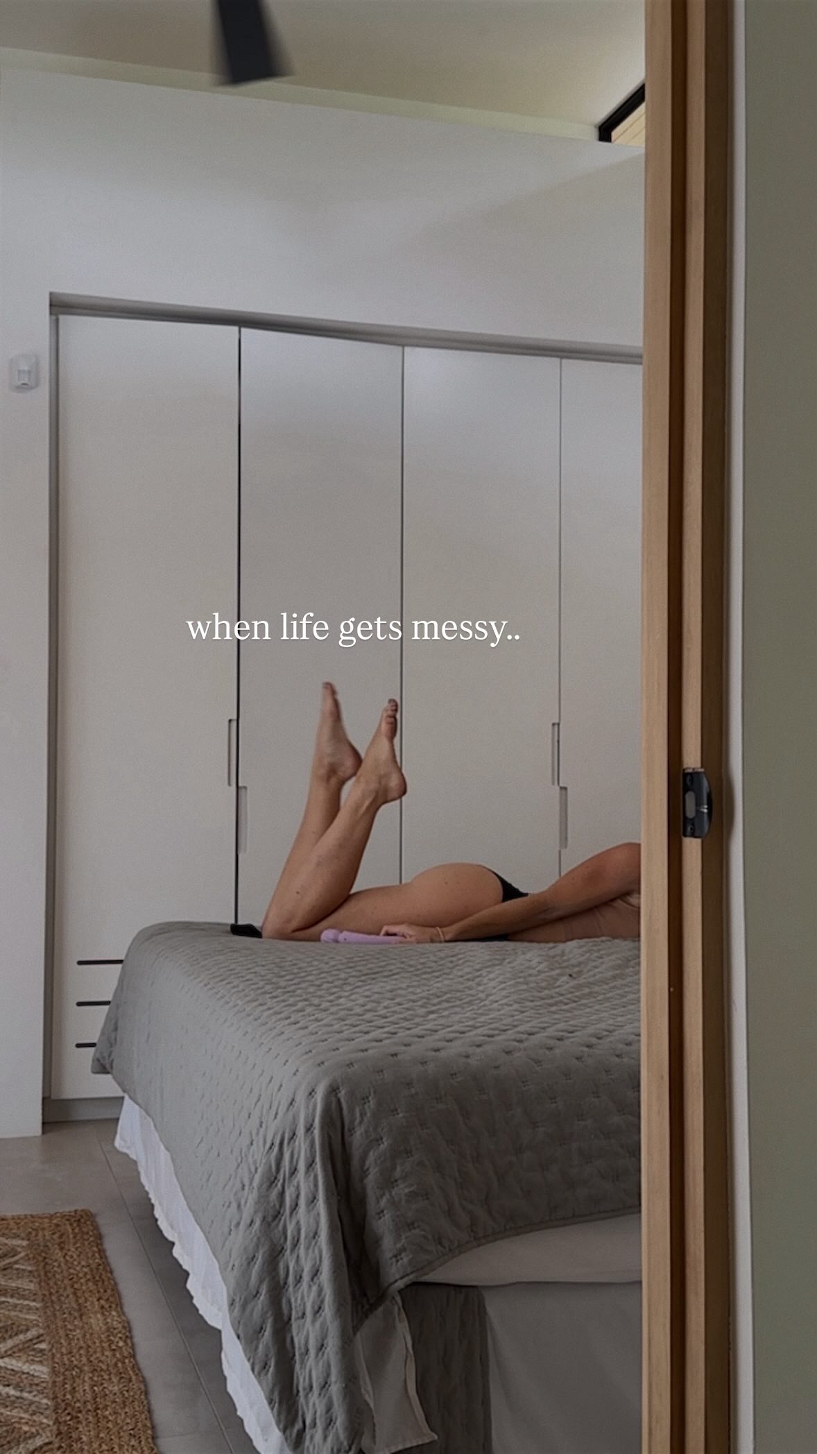 Instagram post by @carlyrowena for LELO. Caption reads: When life gets messy, I Switch 😌

#LELO....