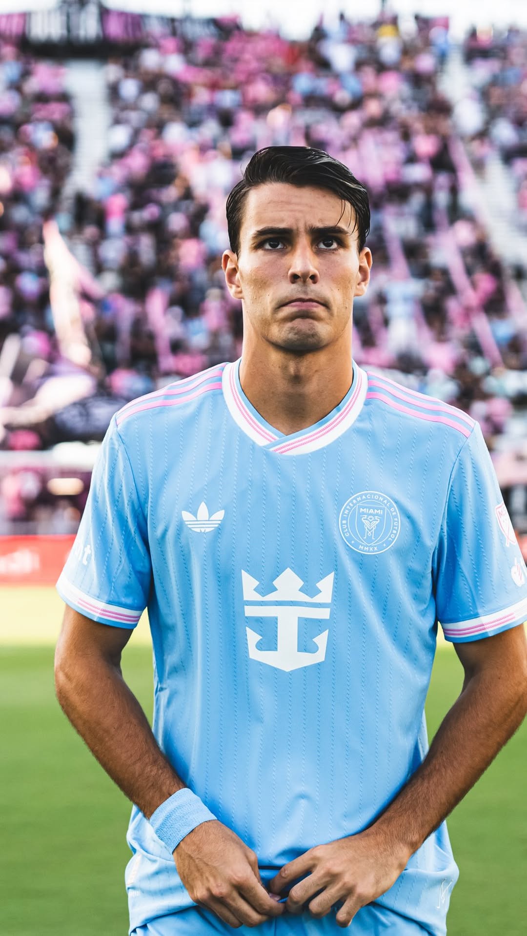 Instagram post by @intermiamicf for Royal Caribbean. Caption reads: READY ⏰ #MIAvCIN.