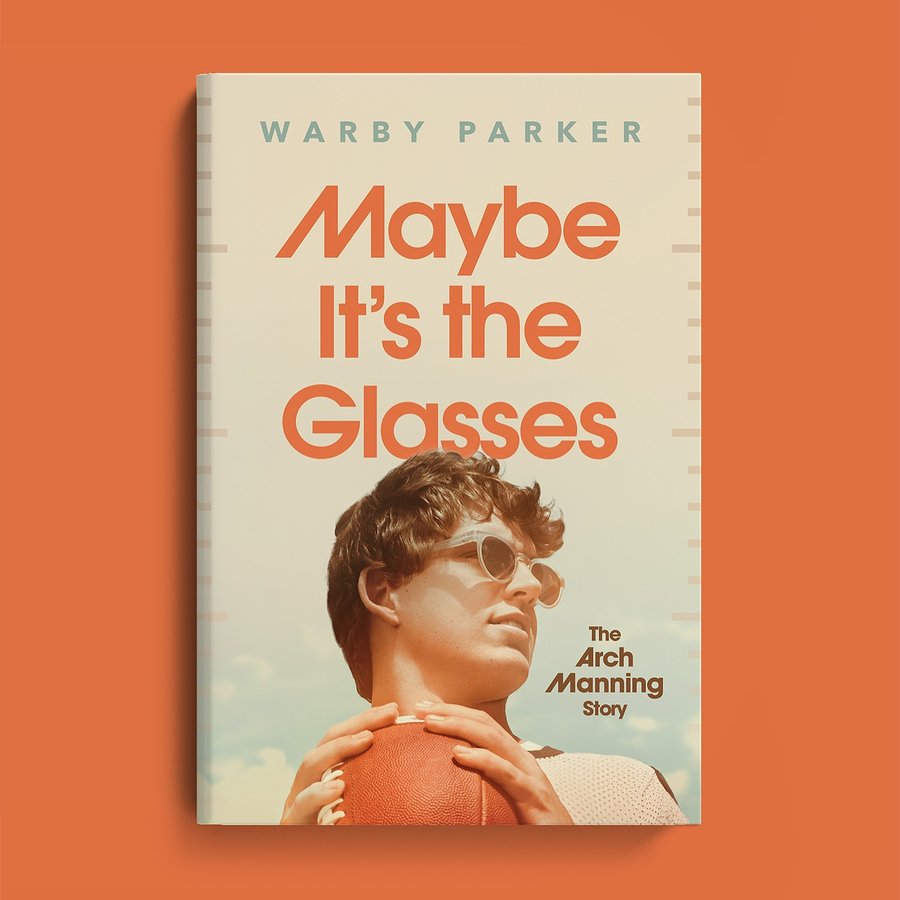 Instagram post by @ez.bookdesign for Warby Parker. Caption reads: I partnered with @warbyparker and imagined what a....