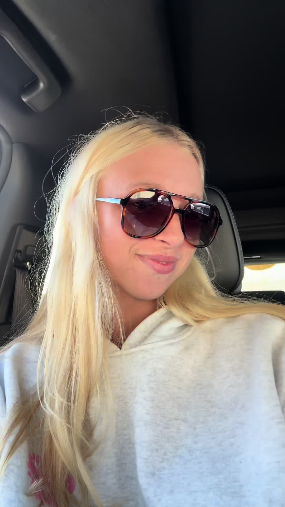 TikTok post by @estellecashatt for SOJOS. Caption reads: [...] sunglasses for spring & summer!☀️....