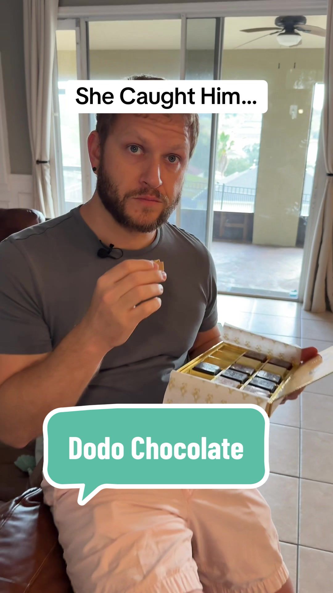 TikTok post by @tokshopwithkarin for Dodo Chocolates. Caption reads: Dodo Chocolates are the most loved chocolates on....