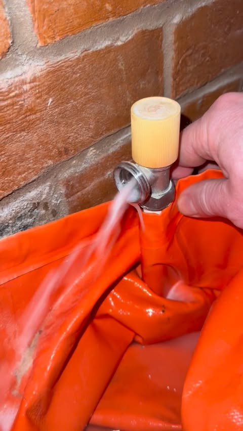 Instagram post by @beaplumber for Screwfix. Caption reads: Fitting a towel rail from @screwfix_uk #plumber....