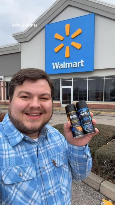 Instagram post by @couponwithmichael for AXE. Caption reads: [...] to @Walmart to score this Major Deal on Axe....