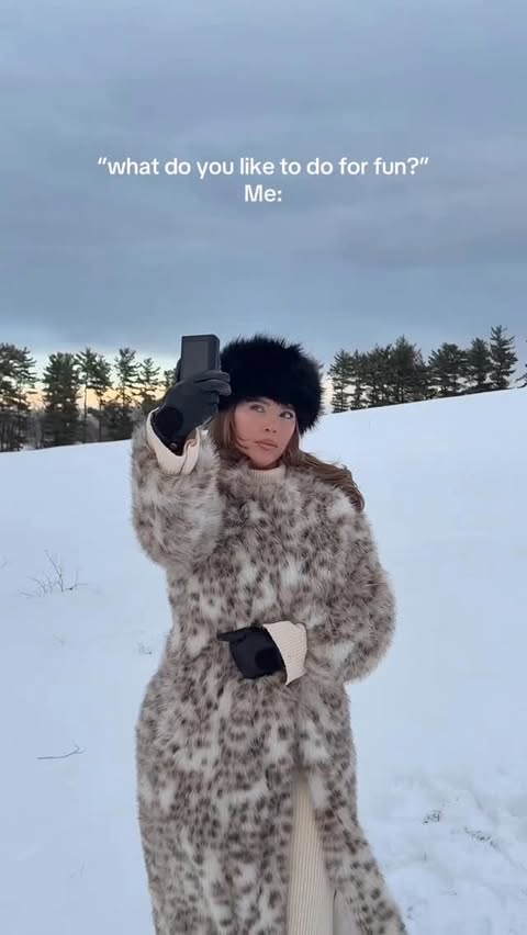 Instagram post by @imjamiestone for REVOLVE. Caption reads: Anyone else?? So warm and cozy in this look from....