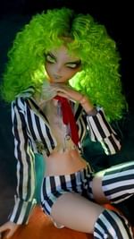 Instagram post by @enchanterium for Beetlejuice. Caption reads: New video this weekend! But let's have a look at....