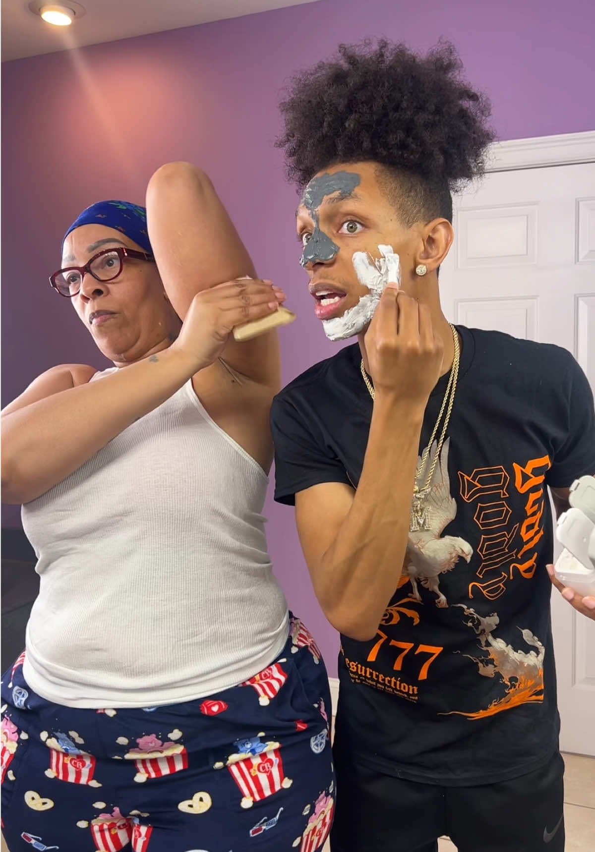 TikTok post by @montezwilson for YCZ Beauty Care Depot. Caption reads: The perfect duo😎🤞🏽@YCZ Beauty Care Depot....