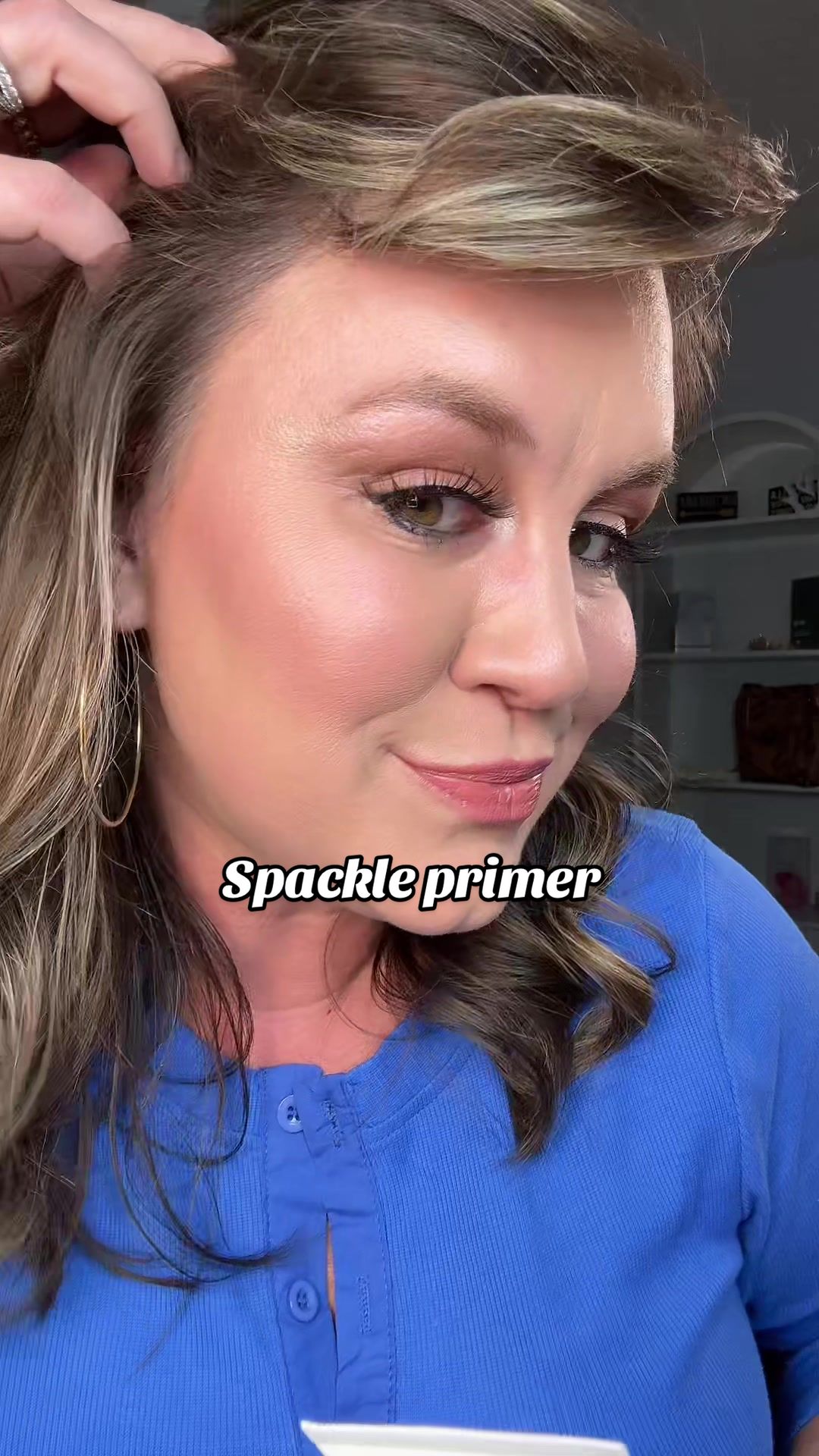 TikTok post by @inspo_with_tmi for – Laura Geller. Caption reads: @Laura Geller Beauty #makeupprimer....