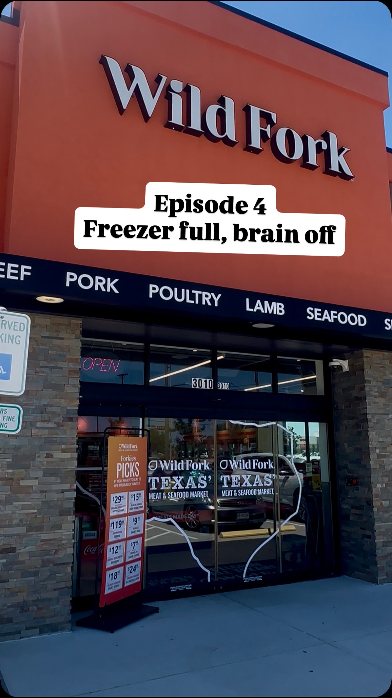 Instagram post by @thesoulcrave for Wild Fork Foods. Caption reads: 4 ingredients. Zero junk 👏🏽 Wild Fork’s uncured....