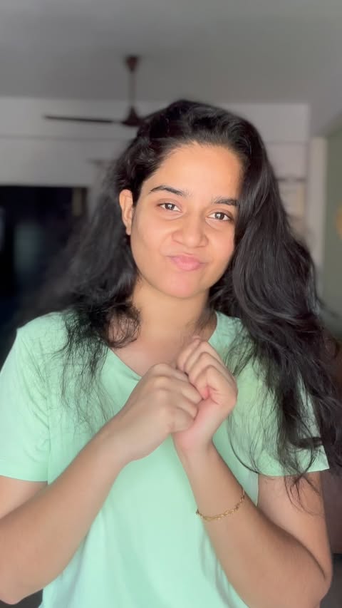 Instagram post by @abarna_vlogs for Lakshmikrishna Naturals. Caption reads: Stronger Roots. Healthier Hair. Visible Results. ✨....