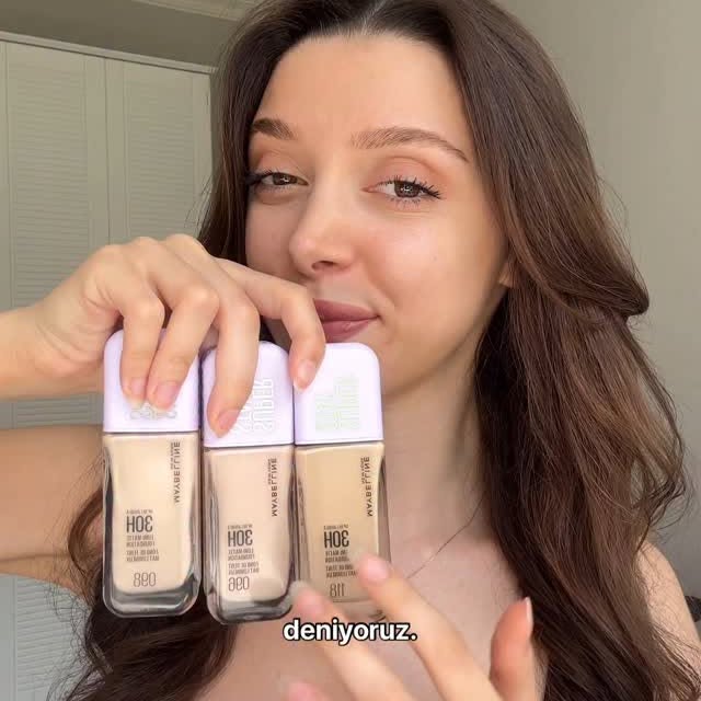 Instagram post by @sudemanikk for Maybelline New York. Caption reads: Yeniii ürün alarmıı🚨Hemeen beraber deniyoruz !....