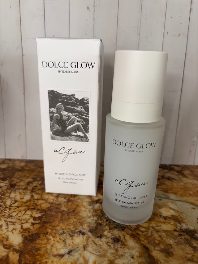Instagram post by @testerweezy for Beautytap. Caption reads: This Dolce Glow Acqua Hydrating Face Mist is very....