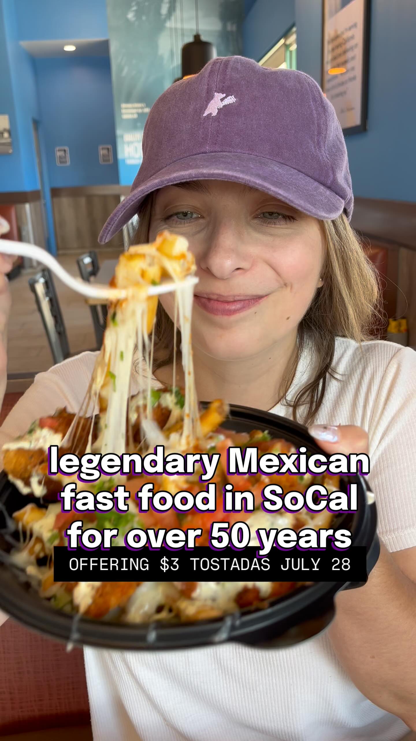 Instagram post by @brittanyvheats for Miguel's Jr. Caption reads: DELICIOUS Mexican fast food @miguels_jr: I truly....