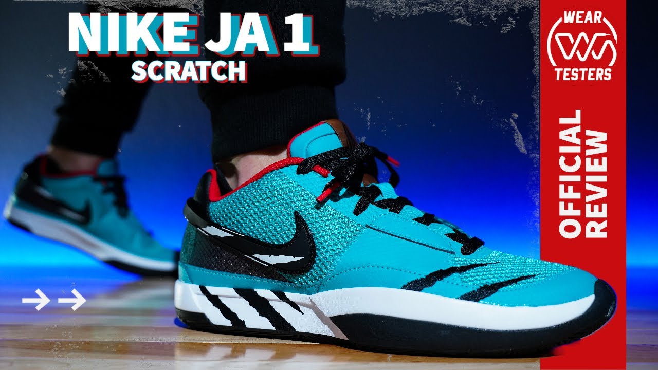 YouTube post by @WearTesters for Sole Premise. Caption reads: Nike Ja 1.