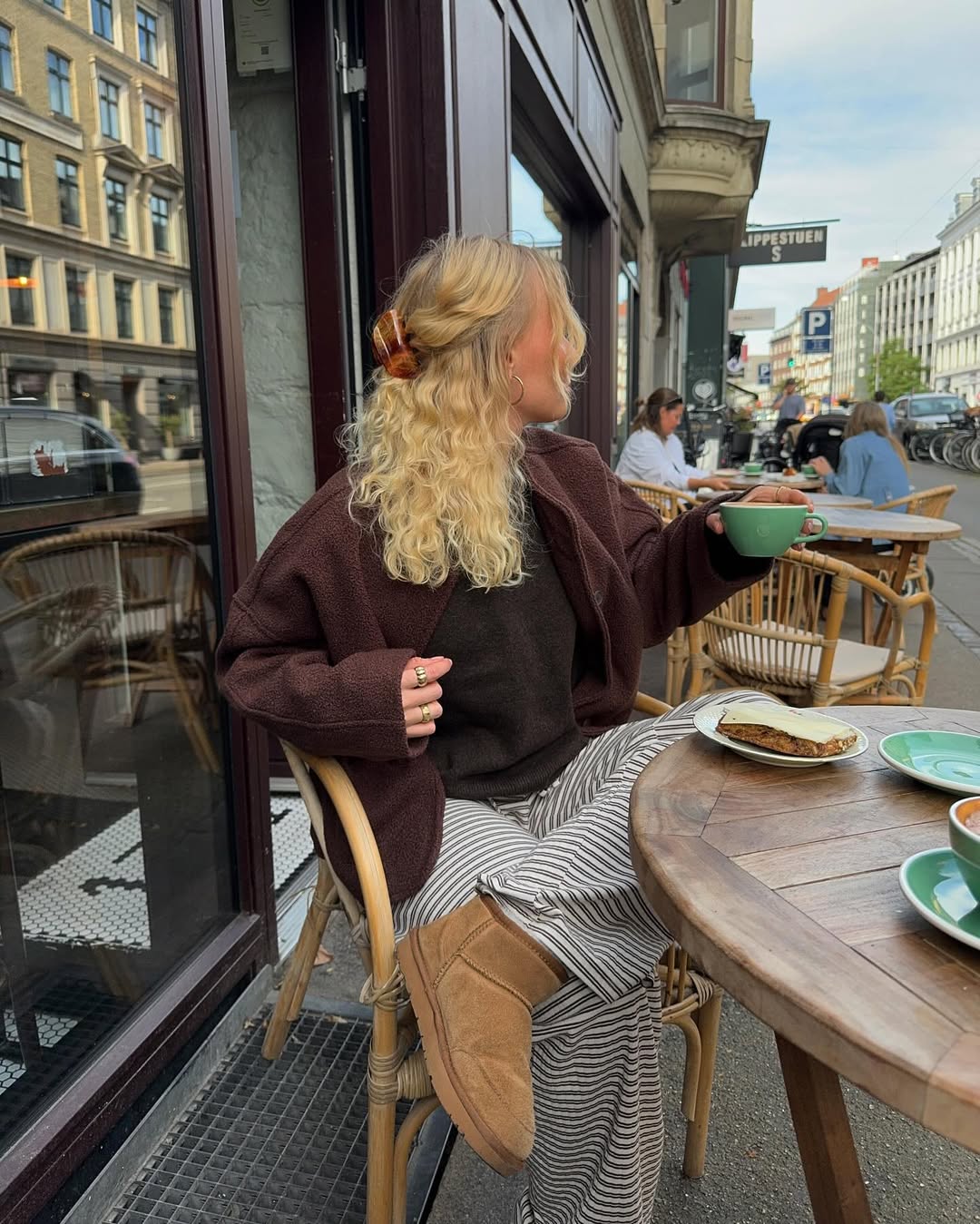 Instagram post by @mathildenauta for Nelly. Caption reads: (Advertisement ) Some comfy fall styles I’m....