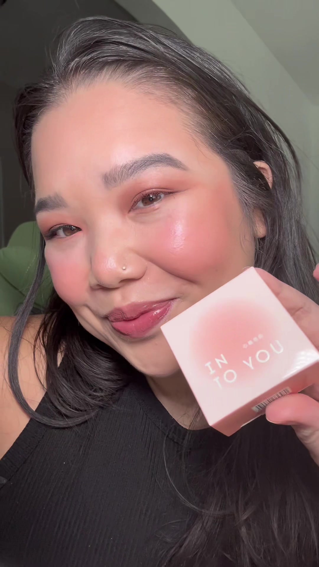 TikTok post by @trapmulan for INTO YOU. Caption reads: [...] BLUSH and I’m in love! This is the....