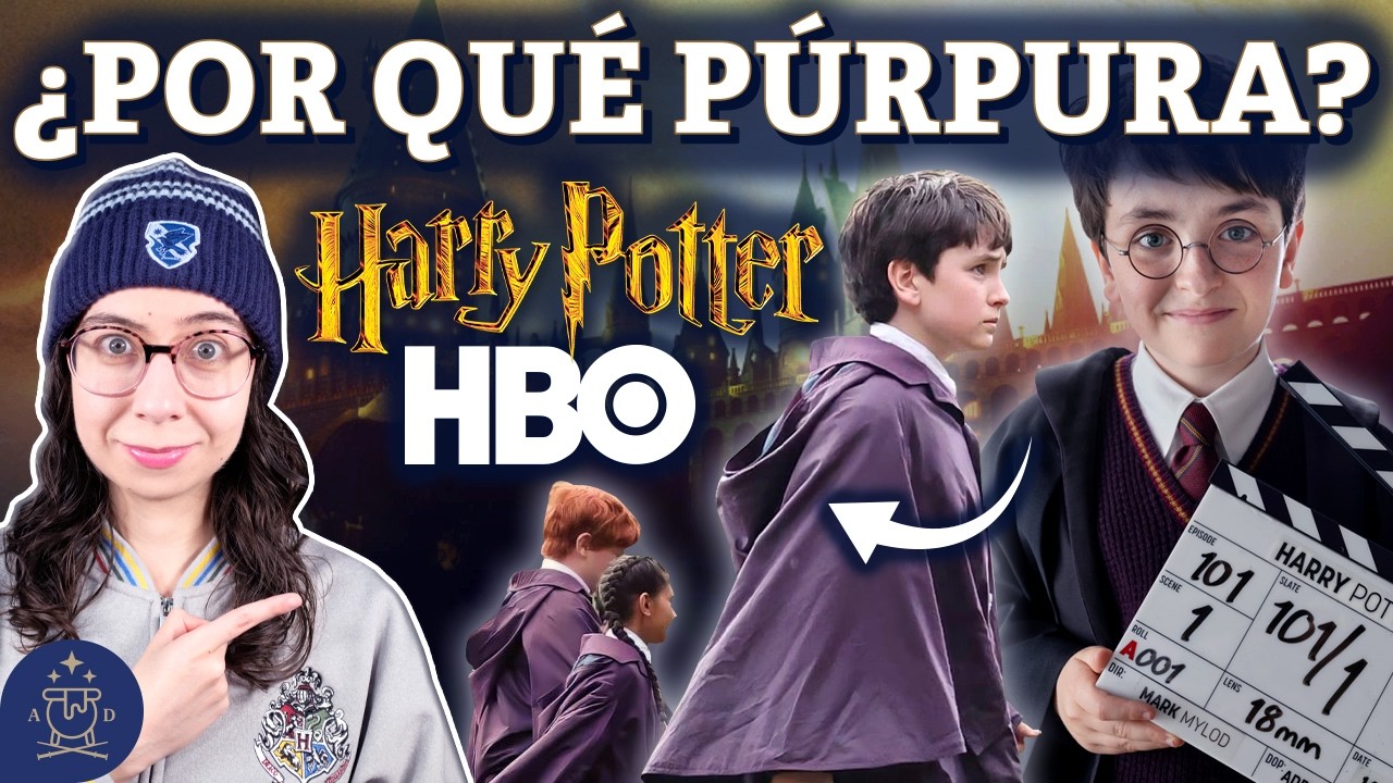 YouTube post by @ElAquelarreDeDany for Storytel. Caption reads: ✨ First look at the NEW Hogwarts UNIFORMS! 🧹....