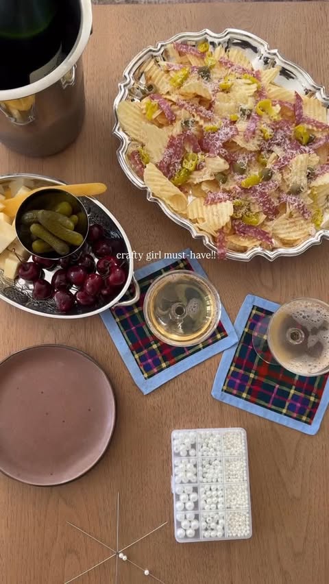 Instagram post by @debtrette for Shark Home. Caption reads: a craft night must-have because there’s never....