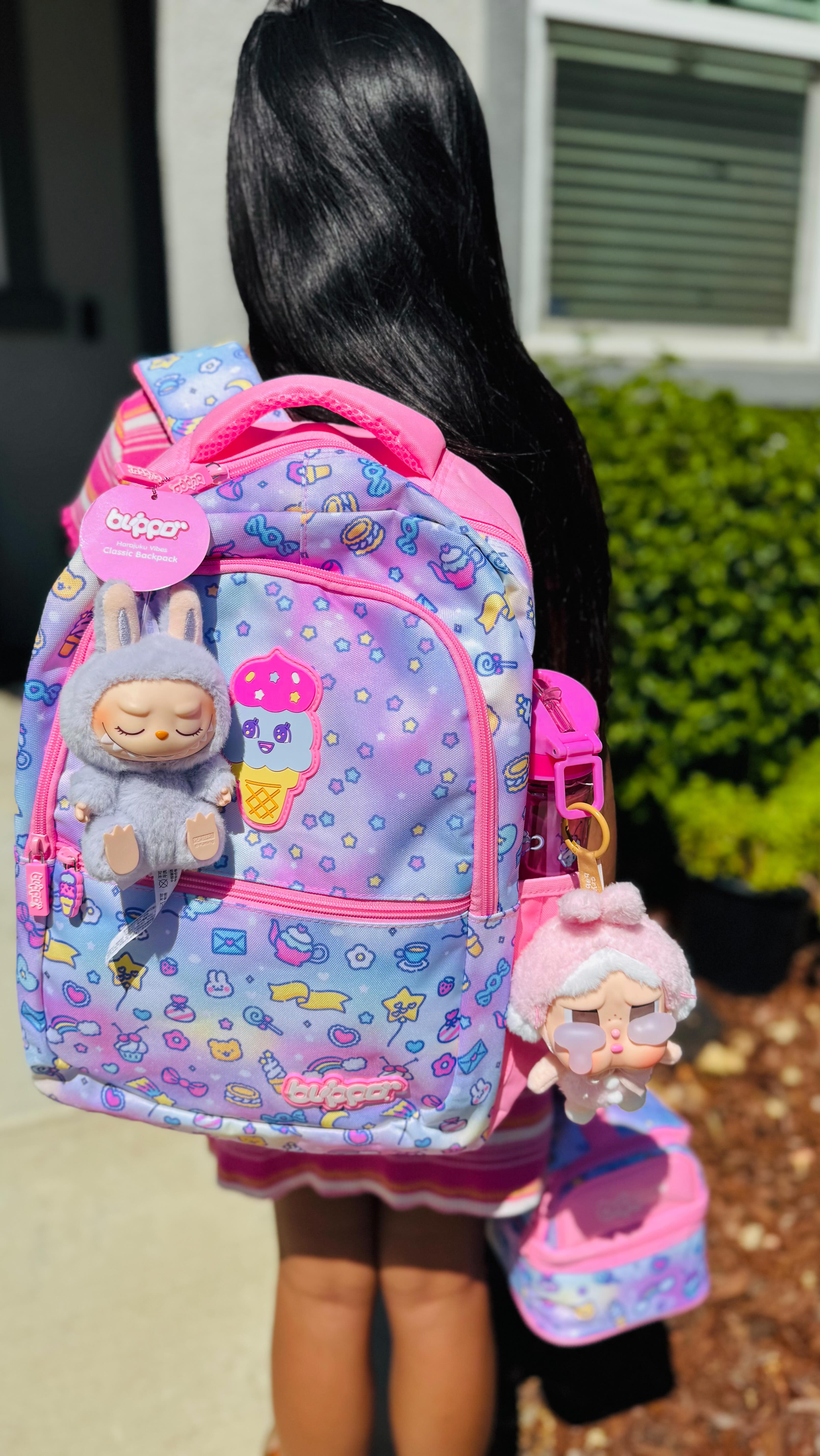 Instagram post by @theparksagain for Blippo. Caption reads: @blippo Harajuku Vibes Collection✨💕🍦🍬 For my....