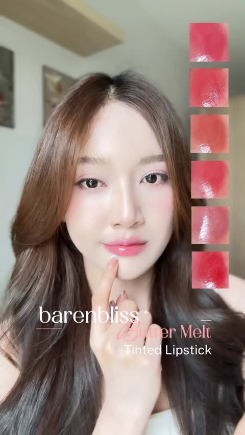 Instagram post by @aomaps for Barenbliss. Caption reads: [...] @barenbliss_th ฉ่ำ สีสวย ทาง่ายมาก [...].