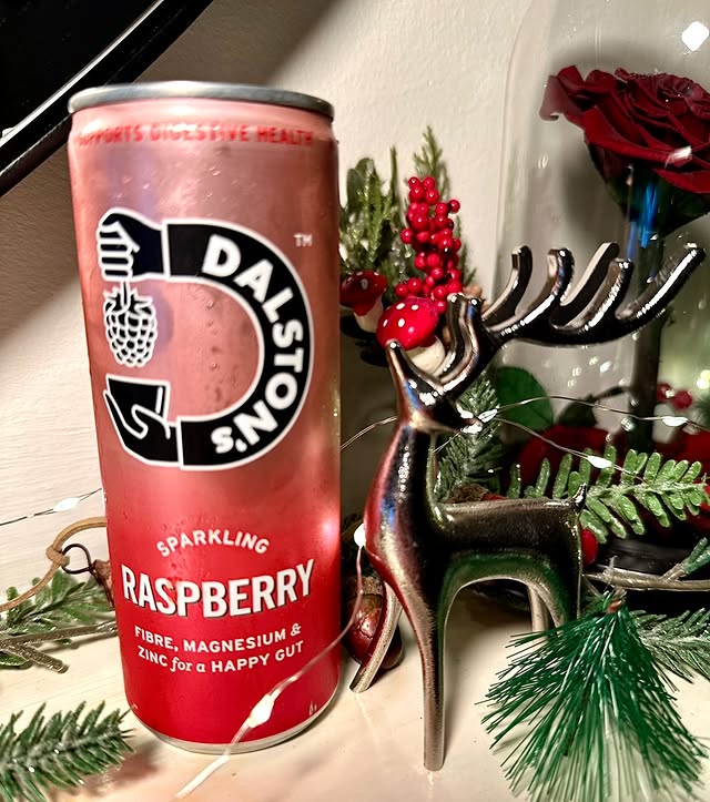 Instagram post by @dinewithkayj for Dalston's. Caption reads: [...] 🎉 Gut Health Made Fun with @drinkdalstons....