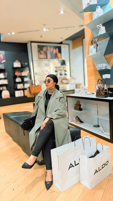 Instagram post by @randa_shita for ALDO Shoes. Caption reads: Ramadan elegance, the Aldo way  @aldo_shoes 
Soft....