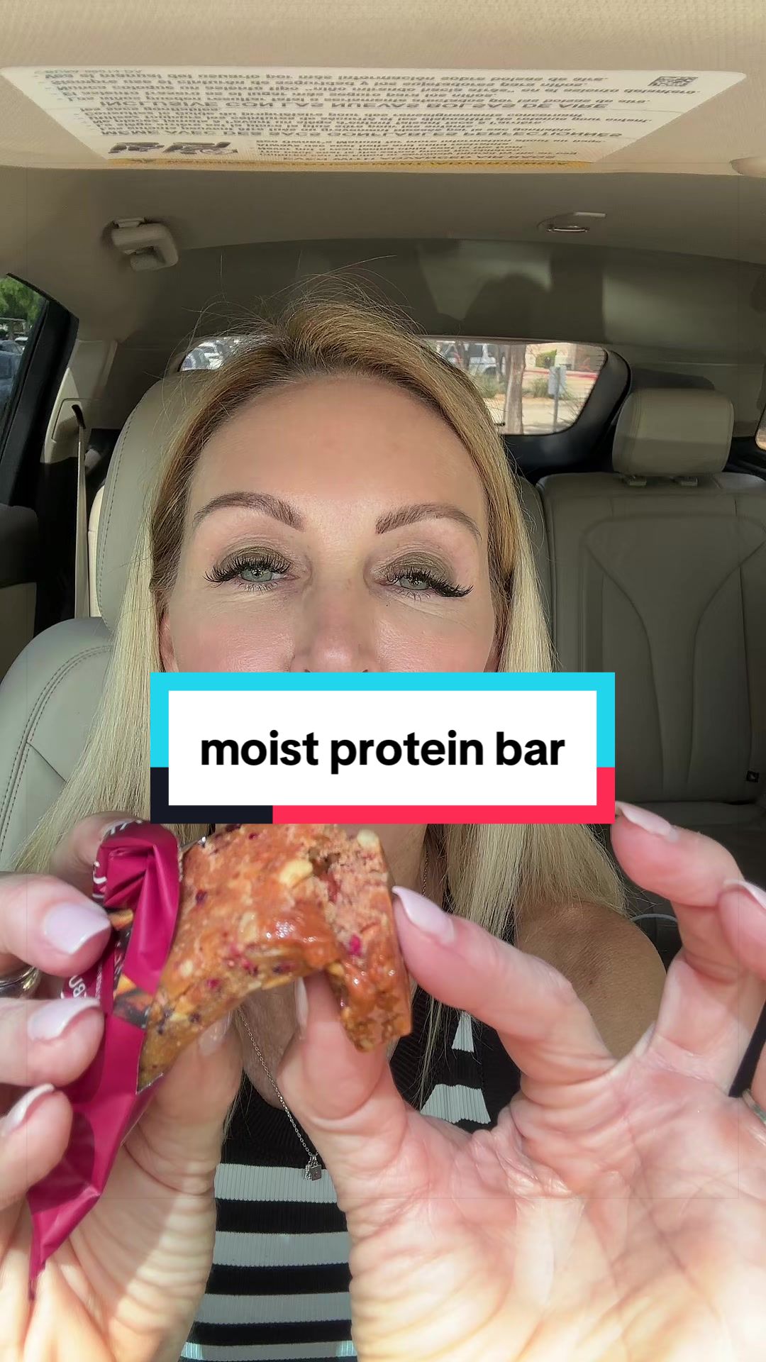 TikTok post by @choosejoy70 for Stars + Honey. Caption reads: protein and collagen in a delicious bar @Stars and....