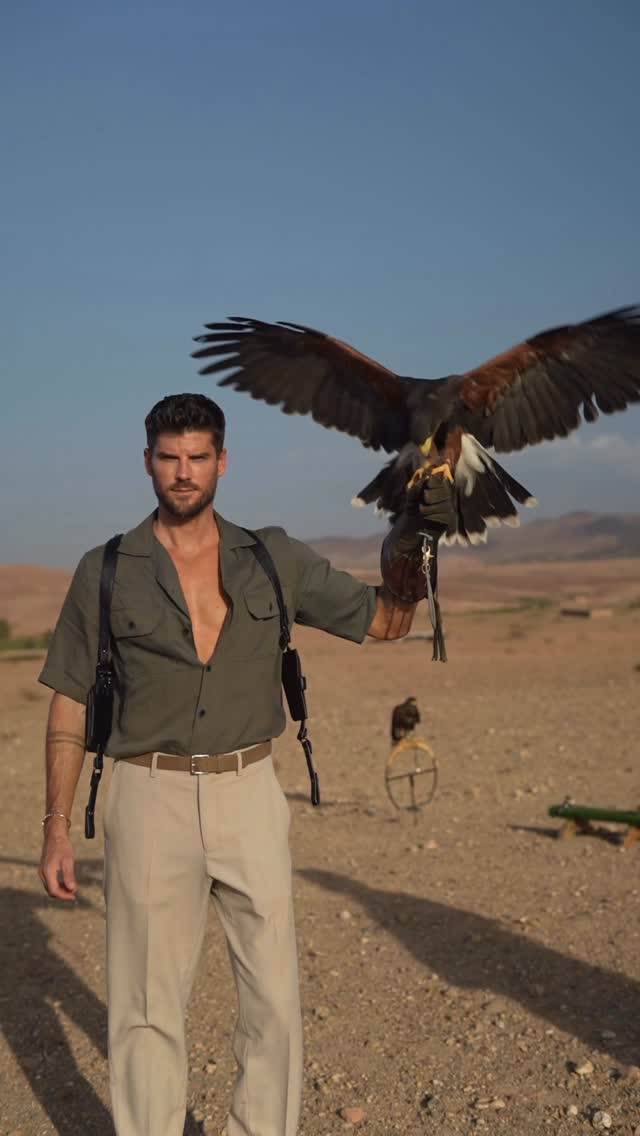 Instagram post by @kevinlutolf for Montblanc. Caption reads: Above limits… 🦅 ready for the week? 

#falcon....