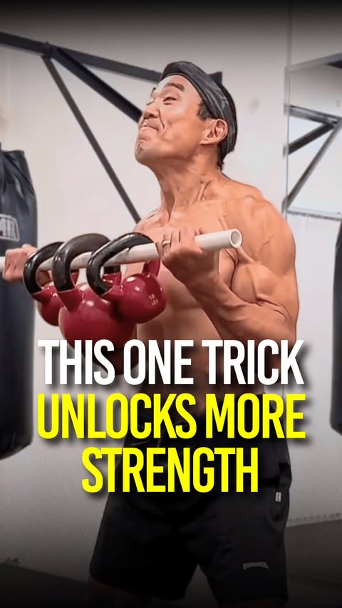 Instagram post by @billmaeda for Marek Health. Caption reads: This One Trick Unlocks More Strength..