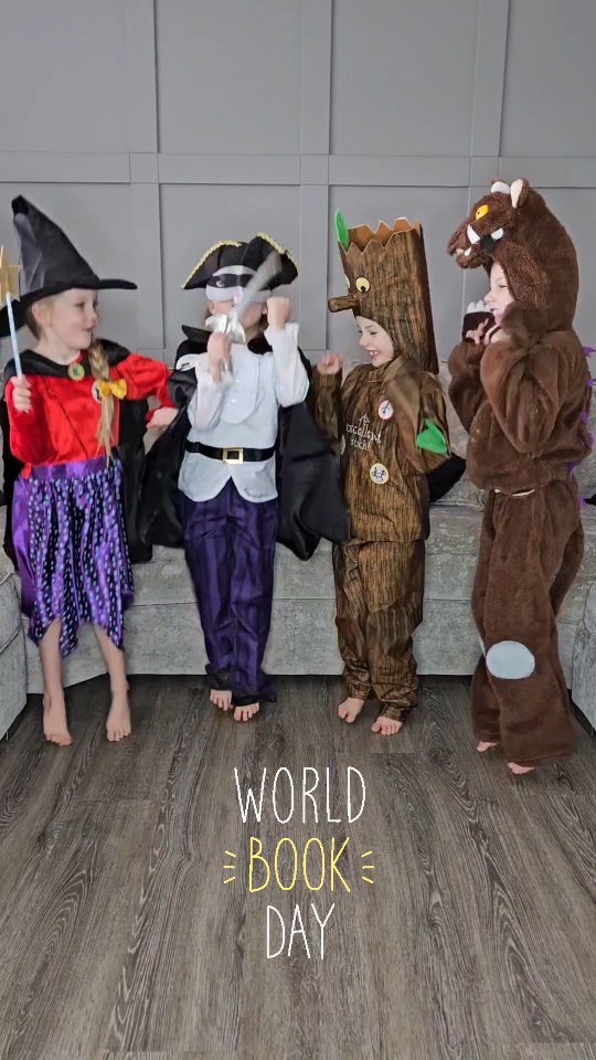 Instagram post by @crozierquadsplus1 for Smiffys. Caption reads: World book day 2024

@smiffysuk costume from their....