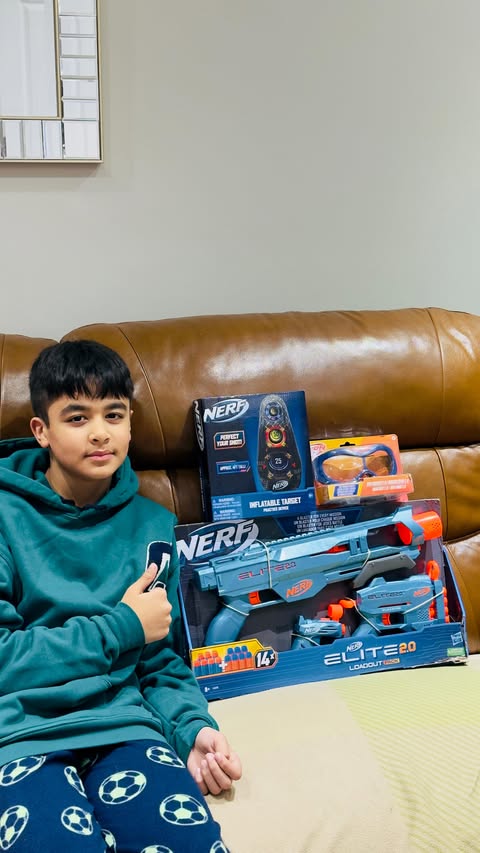 Instagram post by @saim_was for Jazwares. Caption reads: #AD
Elevate every battle with the Nerf Elite....