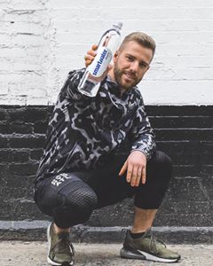 Instagram post by @joseygreenwell for Esquire. Caption reads: [...] the pH level is 9+. #sponsored....