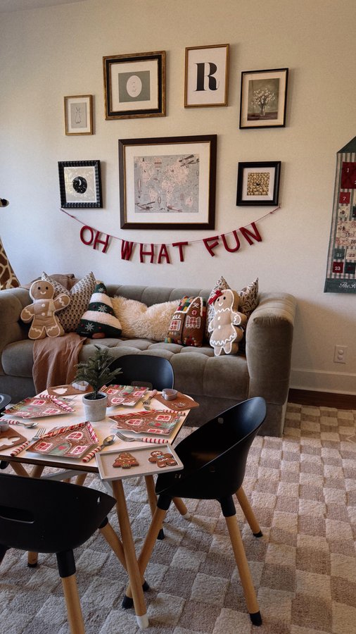 Instagram post by @aloprofile for Pottery Barn Kids. Caption reads: I take my job as holiday magic maker very....