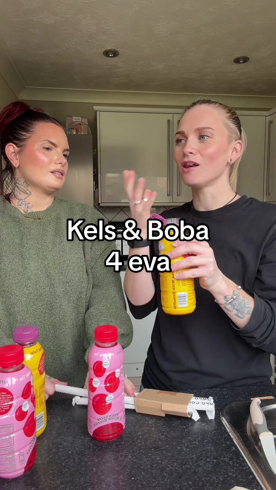 TikTok post by @gracekelly_mcguire for Tempo Tea Bar. Caption reads: Who remembers the first @Tempo Tea Bar video? God....