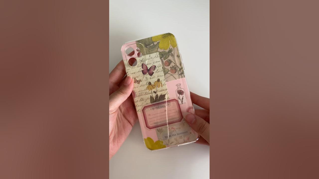 YouTube post by @paperwrld for Paperwrld. Caption reads: Summer themed phone case design ☀️🍉🌺 #paperwrld....