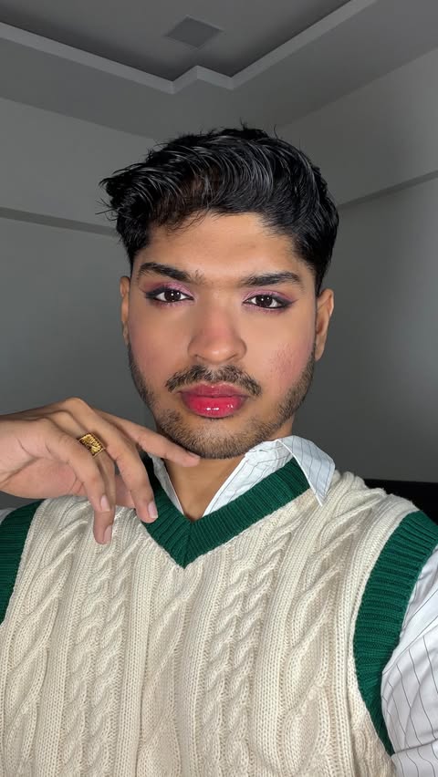 Instagram post by @shantanudhope for Amazon Fashion. Caption reads: Fall showed up and suddenly it’s warm tones, soft....