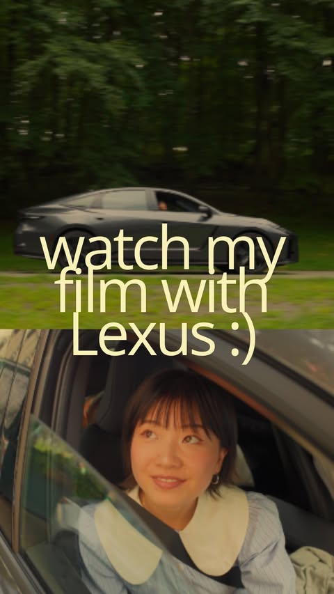 Instagram post by @filmwcolleen for Lexus. Caption reads: [...] greater human experience :) thank you....