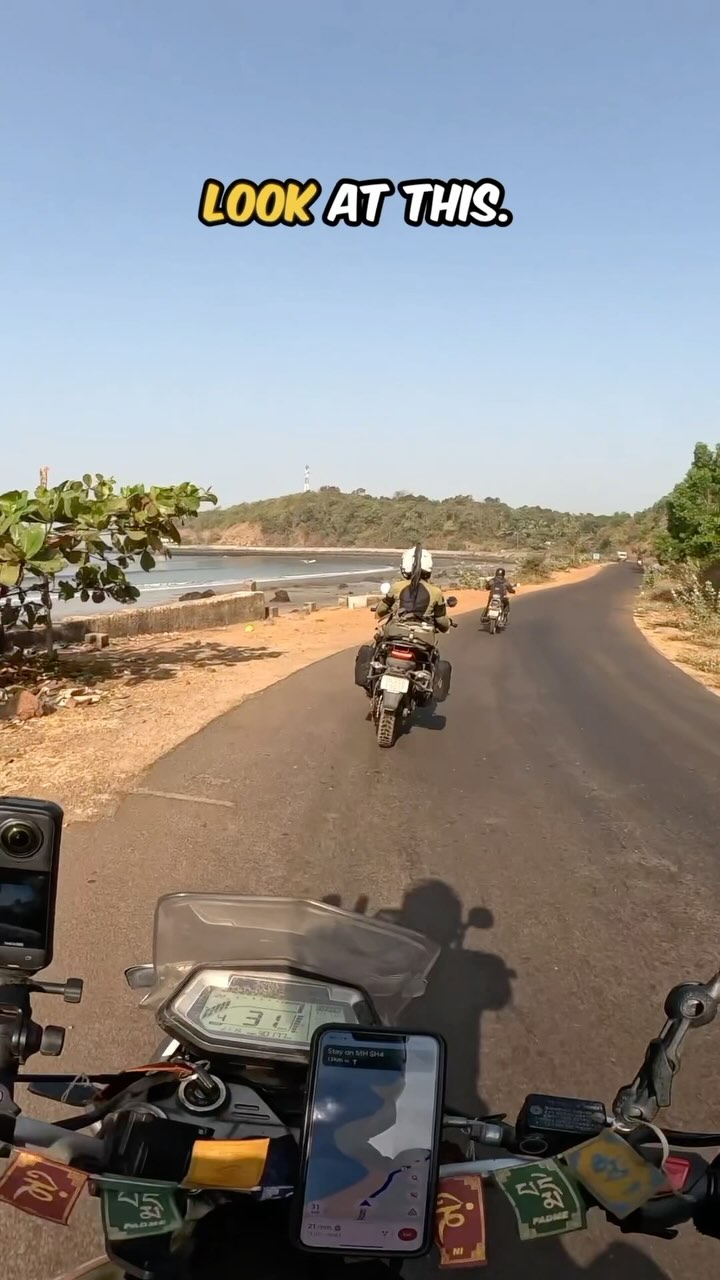 Instagram post by @lavi.and.ollie for Hero MotoCorp. Caption reads: This area is just mind blowing 😍 super....