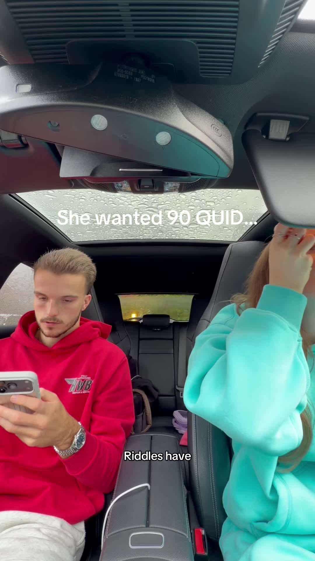 TikTok post by @roddersandnia for Glow For It. Caption reads: She’s acc lost it! @GLOW FOR IT #glowforit....