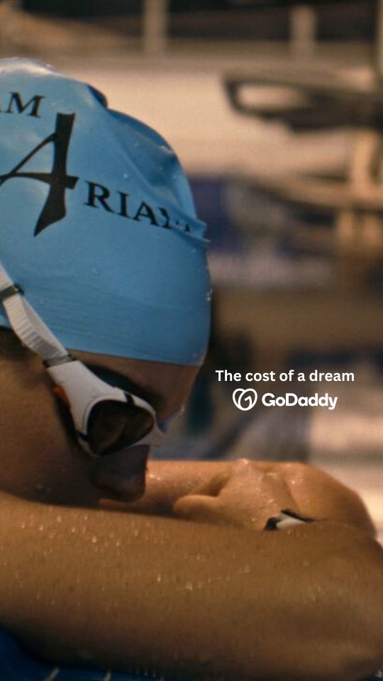 Instagram post by @teamarianaluterman for GoDaddy. Caption reads: Everyone sees the finish line.
What they don’t see....